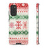 Icelandic Watercolor inspired by Christmas Sweaters - Impact Resistant Phone Case Samsung Galaxy S20 Matte